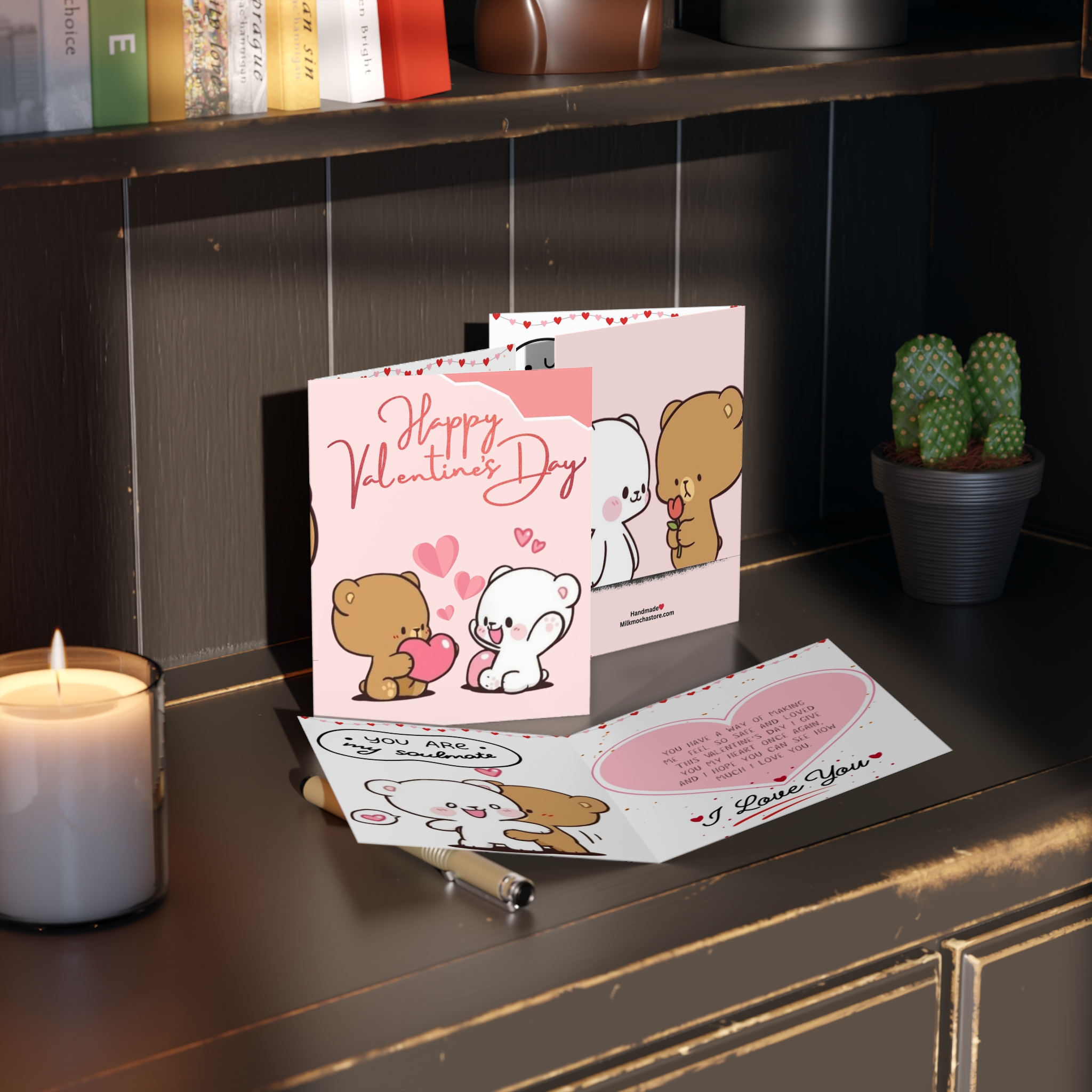 Milk Mocha Valentine’s Day card
