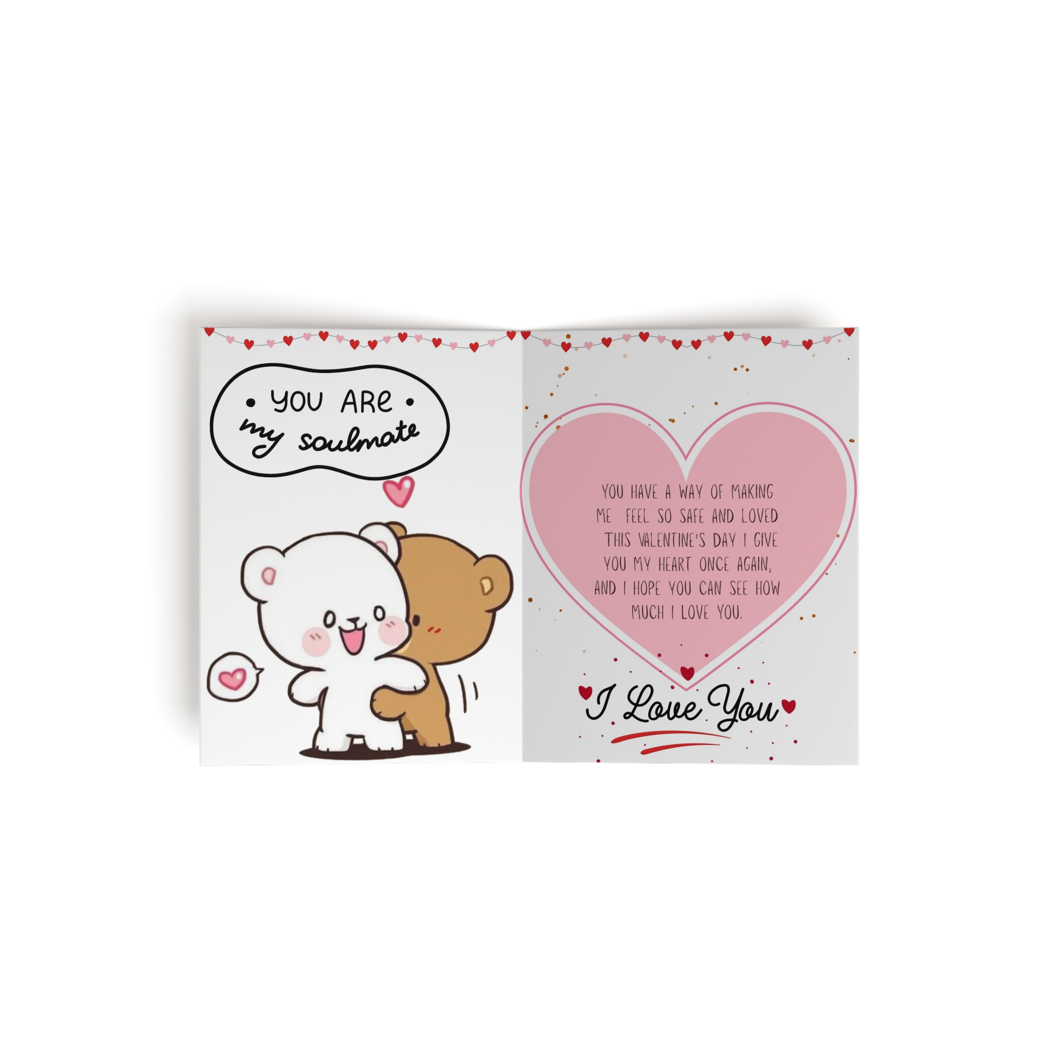 Milk Mocha Valentine’s Day card